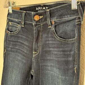 Ariat Women's Straight Leg Jeans - Dark Blue